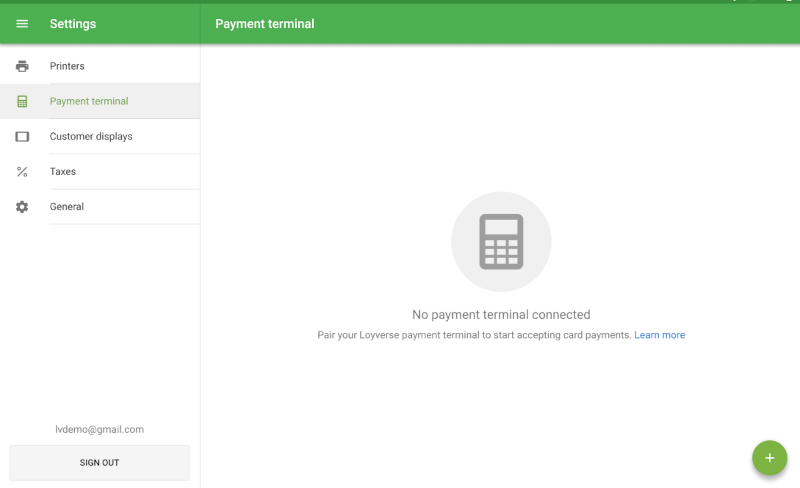 Payment Terminal chapter