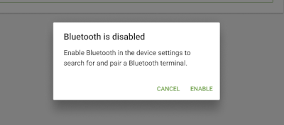 Bluetooth is disabled