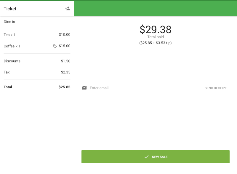 total amount paid