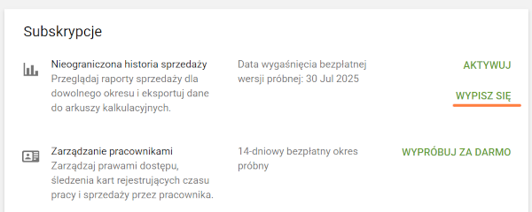 Anuluj subskrypcję