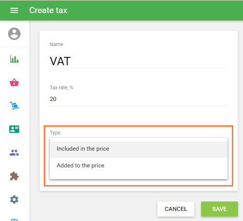 Tax Type