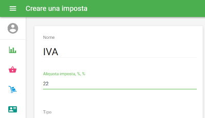 l'aliquota di imposta