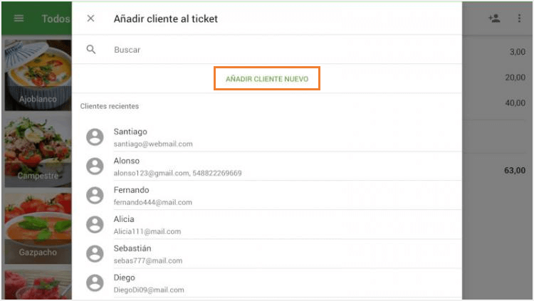 Añadir nuevo cliente