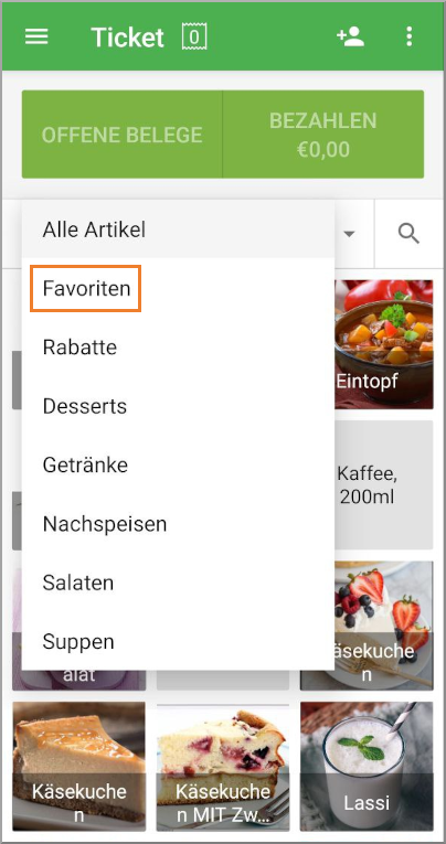 Favoriten