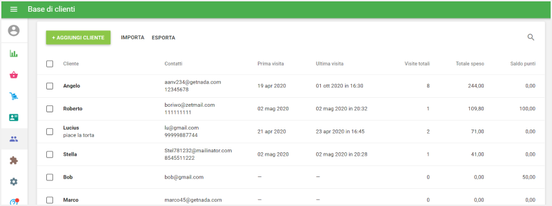 Base di clienti