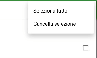 Seleziona tutto per applicare l'imposta a tutti gli articoli