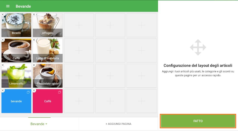 toccare 'Fatto' per salvare le modifiche