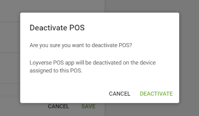 Cách hủy kích hoạt POS