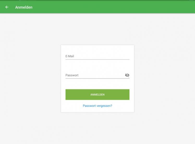 ‘Login’ form