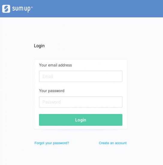 login to SumUp account