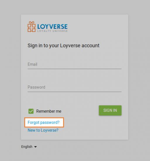 Back office login