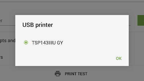 search result with the printer model