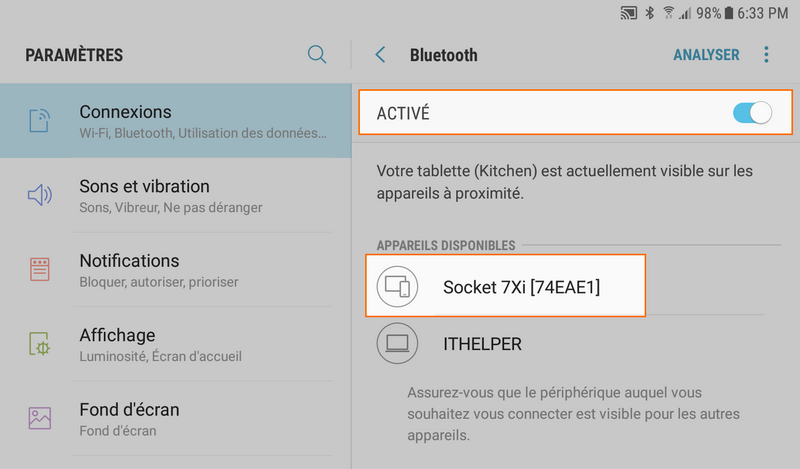 Bluetooth Device search