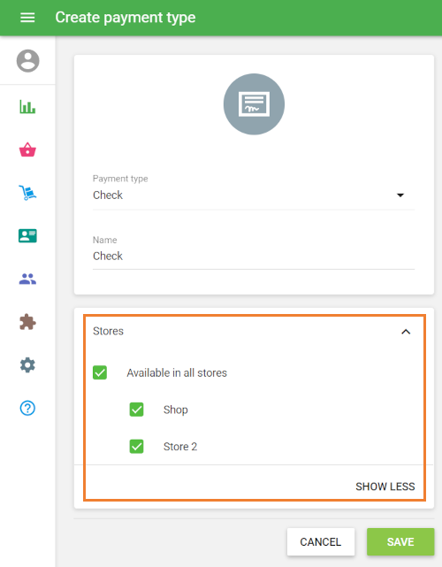 manage the availability for each store