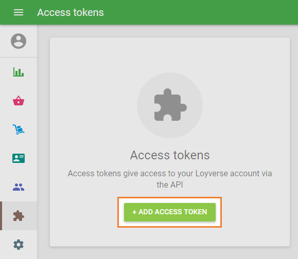 How to Create Tokens for API | Loyverse Help Center