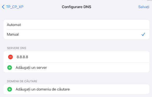 serverului DNS