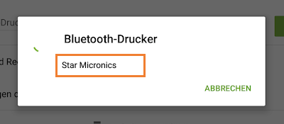 Bluetooth-Drucker