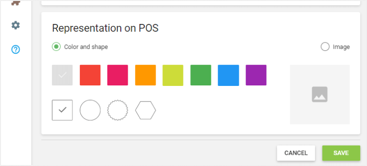 ‘Representation on POS’ section
