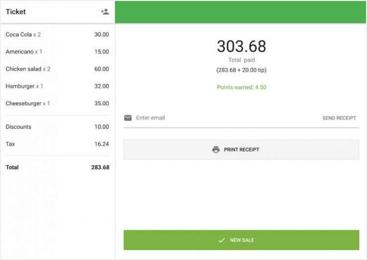  total and the tip value