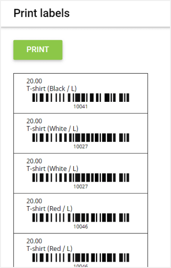 to Print Labels for