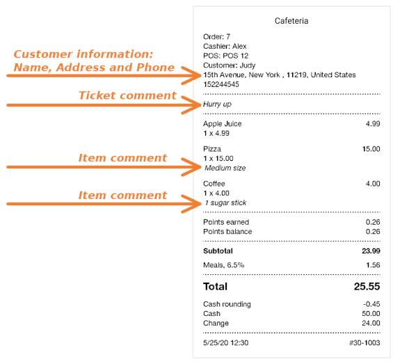 Information and notes