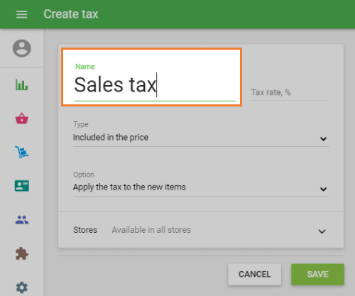 How to Configure Taxes in the Back Office