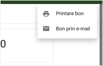 Printare bon, Bon prin e-mail