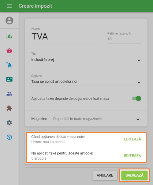 Excepțiile de la aplicarea taxelor